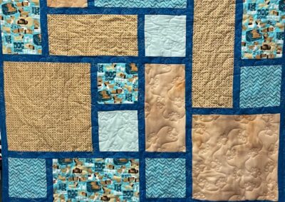 Beach Dogs Baby Quilt